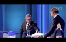 Ostra kłótnia! podczas debaty prezydenckiej 2015 Duda vs Komorowski...