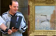 5 lat więzienia za uderzenie w obraz Moneta warty 8 milionów funtów.