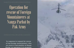 "Dzielna" Pakistańska armia ratuje Polaków na Nanga Parbat