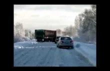 Audi w śniegu idzie jak pług.