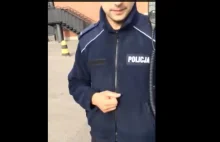 Brawo dla tego policjanta! Mężczyzna chciał go zagiąć, a sam się skompromitował