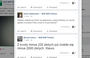 Bank BGŻ Bardzo Nam Przykro - znowu znikają pieniądze. Już trzeci raz!