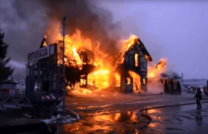 Tragiczny pożar w wigilię. W zgliszczach znalezione ludzkie szczątki.