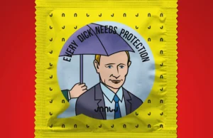 Gruzińska firma w rocznicę rosyjskiej inwazji wypuszcza prezerwatywy z Putinem