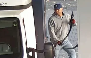Policja prosi o pomoc w identyfikacji złodzieja paliwa