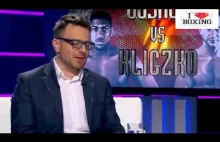 Wstawiony Mariusz Wach komentuje na żywo walkę Joshua Kliczko :)