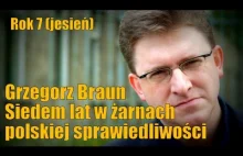 Siedem lat w żarnach polskiej sprawiedliwości - Grzegorz Braun mielony już 7 rok