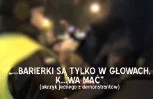 Szok! Policja pokazuje, jak zachowują się uczestnicy demonstracji.