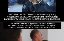 Bandyta z policji który pałował manifestantów już odnaleziony