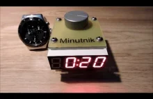 DIY - elektroniczny "nakręcany" minutnik v2