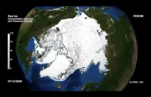 Zasięg lodu na Oceanie Arktycznym 2005-2014