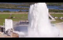 Test przepływu wody Kennedy Space Center