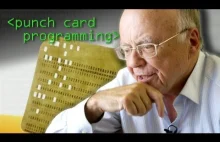 Jak zapisywało się programy na papierowych kartach perforowanych?