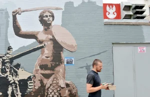 Powstańczy mural na nowojorskim Greenpoincie