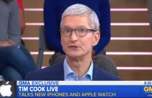 Tim Cook tłumaczy dlaczego nowe iPhone'y są drogie