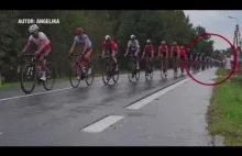 Film z wypadku Bjorga Lambrechta na Tour de Pologne