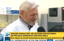 "Polscy lekarze uciekną, jeśli trafi do nich pacjent z ebolą". Przypływ...