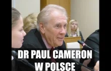 Dr Paul Cameron: "Wzrost homoseksualizmu u nastolatków w USA oraz dane z Polski"