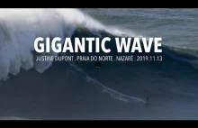 Justine Dupont i gigantyczne fale w Nazaré