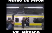 Wycieczka metrem - Japonia kontra Meksyk.