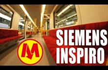Siemens Inspiro - pierwszy przejazd - Metro Warszawskie