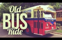 Dźwięk silnika starego autobusu