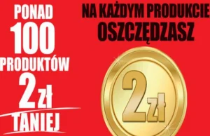 Biedronka odpowiada na promocję Lidla - 100 produktów 2 zł taniej