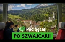 Szwajcarskie pociągi od środka i włoski kanton Ticino VLOG
