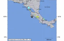 Trzęsienie ziemi o sile 7.9 w Kostaryce