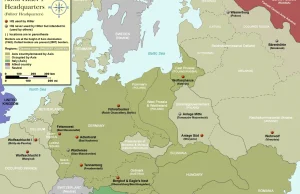 Mapa kwater Hitlera.