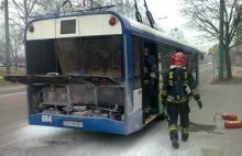 Solaris w ogniu ... tym razem nie autobus, tym razem trolejbus.