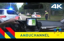 Dojazd niemieckiej karetki do kobiety potrąconej przez taksówkę[wideo ENG]