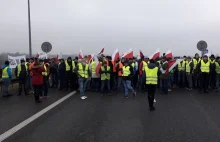 Rolnicy wyszli na ulicę. Protestujący zablokowali autostradę A2