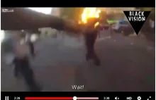 Imigrant staje w płomieniach podczas próby aresztowania [WIDEO] - - Stop...