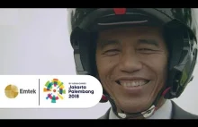 Spot promujący Igrzyska Olimpijskie w Dżakarcie