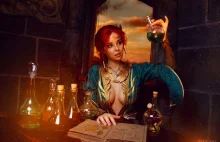 Fantastyczny a zarazem seksowny cosplay Triss Merigold z Wiedźmina