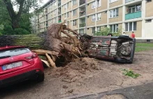 Skutki dzisiejszej nawałnicy nad Warszawą