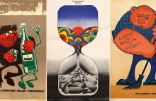 Antyalkoholowa kampania społeczna w Związku Radzieckim - plakaty...
