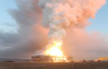 Potężny pożar fabryki PolMag w Olszowej. Płonie 47 ton magnezu