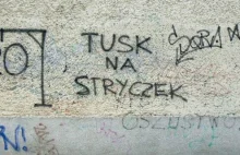 Dzielna polska policja złapała grafficiarza za antyrządowe graffiti