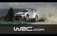 WRC Rajd Meksyku 2014, dzień trzeci odcinki 14-18 - dachowanie Kubicy.