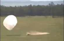 Russian Parachute Landing FAIL