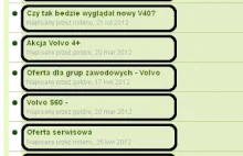 Jak bezmyślnie promować się na forach - przykład VOLVO