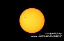 The transit of Venus 2012 as seen from Cairns (Australia