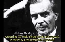 Aldous Huxley - Ostateczna Rewolucja - wykład napisy PL