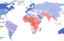 Mapka - gdzie najlepsze warunki do bycia matką