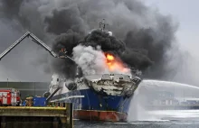 U wybrzeży Norwegii płonie rosyjski statek. Trwa akcja służb