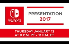 Pełna prezentacja Nintendo Switch - nowej konsoli od Nintendo.
