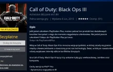 Call of Duty: Black Ops III za darmo na PlayStation 4