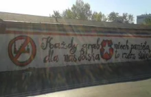 Dwóch krakowskich pseudokibiców zatrzymanych za ksenofobiczne graffiti -...